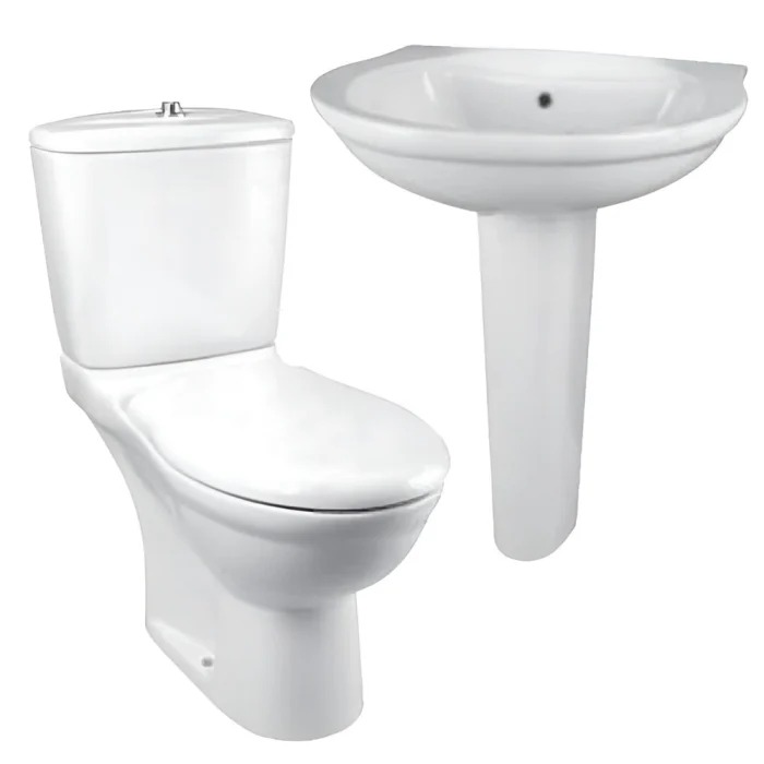  طقم حمام صحي ايديال ستاندرد سان ريمو والحوض بالعامود ابيض
سيدلي عادي