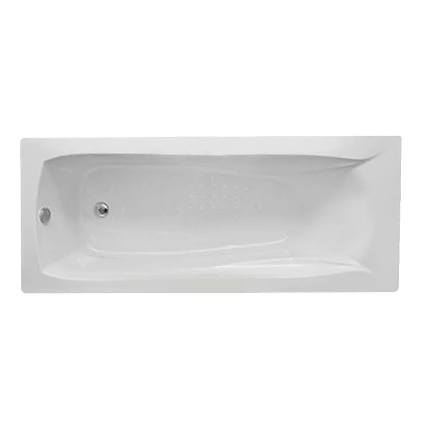 بانيو نيو باريس شاسيه ابيض بالجانب 120سم × 70سم من الطيب