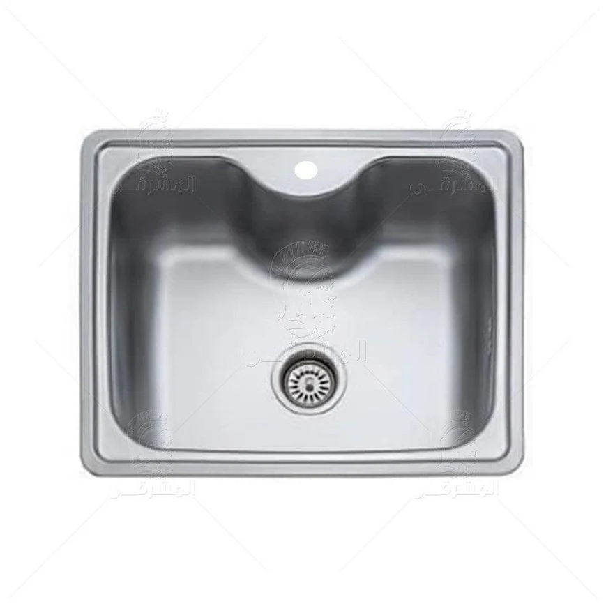 حوض استانلس 304 واحد عين + صرف تركي اصلي من ماي
